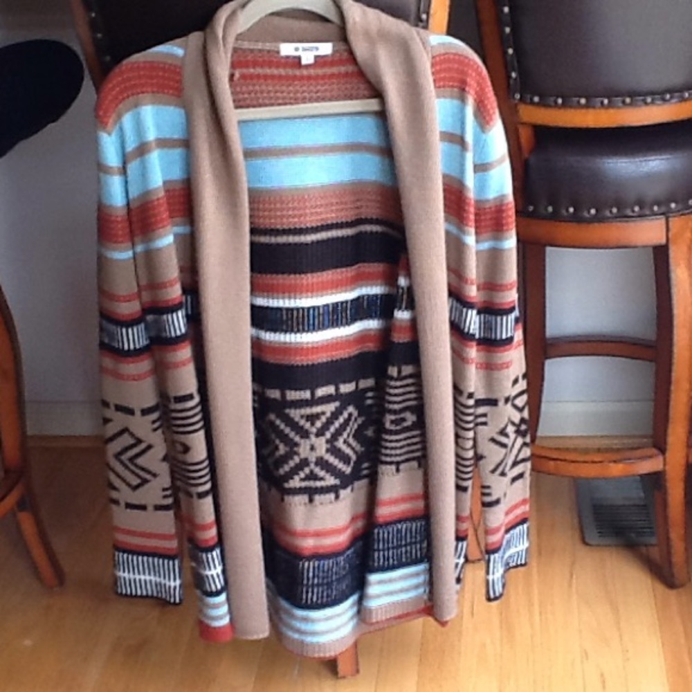 Urban Outfitters BB Dakota Long Aztec cardigan